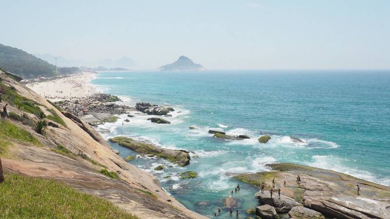 vista da praia do secreto